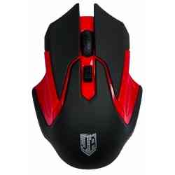 Jet.A Comfort OM-U57G чёрно-красная (800/1200/1600dpi, 3 кнопки, USB) Бес мышь