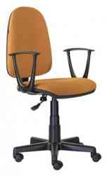 BRABIX "Prestige Start MG-312", эргономичная спинка, ткань, оранжевое, 531922 кресло