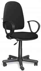 NOWY STYL "Jupiter GTP" C-11 кресло с подлокотниками черное