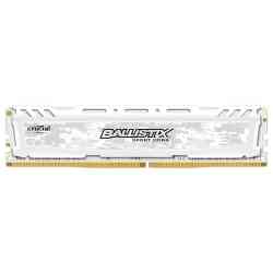 CRUCIAL DDR4 8Gb Ballistix Sport PC19200/2400MHz, CL16, 1.2v, BLS8G4D240FSC White RTL