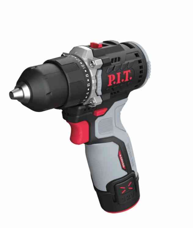 P.I.T. PBM12K-10B X-DRIVER SOLO(12В,35Нм, патр10 мм, 2ск, коробка)!БЕЗ АКБ! Дрель бесщ. аккум.