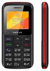 teXet TM-B323 черный-красный мобильный телефон
