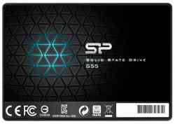 SILICON POWER SSD 2.5" Slim S55, 240Gb, TLC, SP240GBSS3S55S25, R550Mb/s, W450Mb/s, RTL