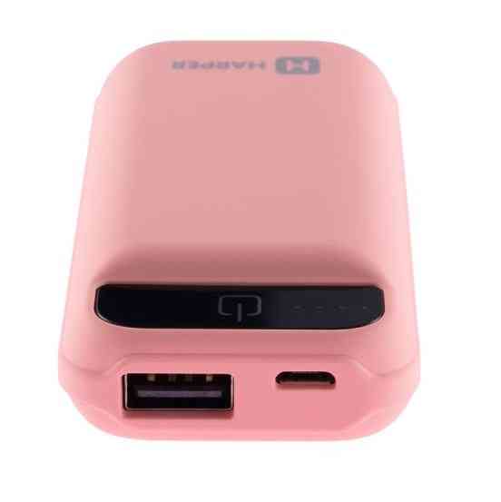 Внешний аккумулятор HARPER PB-2605 Сoral 5000mAh, выход: 1xUSB/1А, фонарик