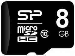 SILICON POWER MicroSDHC 8Gb Class10 Без адаптера RTL