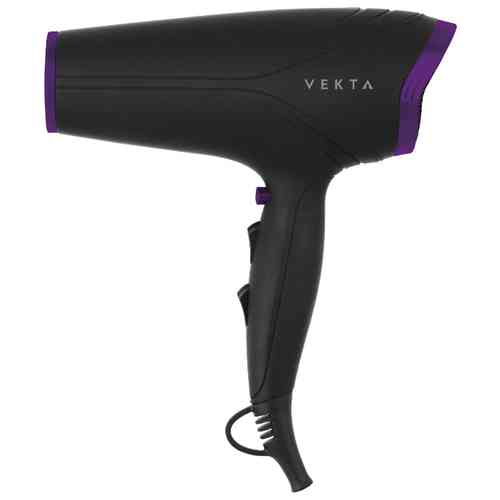 VEKTA HDM-2202H Фен черный/фиолетовый