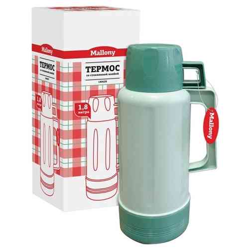 Термос Mallony 1800JH 1,8 л стекло зеленый (12)
