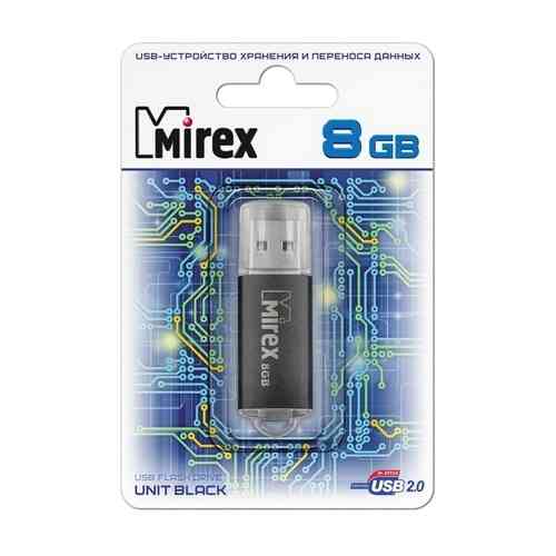 MIREX Flash drive USB2.0 8Gb Unit, Aqua, RTL
