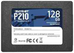 SSD 2.5" PATRIOT P210, 128GB, P210S128G25, R450Mb/s, W430Mb/s, 60TBW, RTL