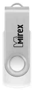 MIREX Flash drive USB2.0 64Gb Swivel, White RTL