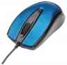 GEMBIRD MOP-405-B, USB, син, объемный цвет, бесшум клик, 3кн, 1000DPI, каб 1.45м, блистер мышь