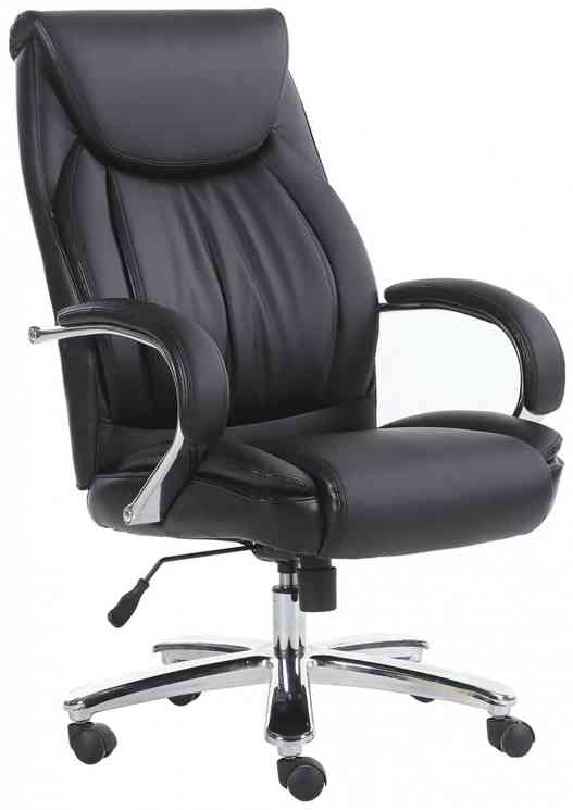 BRABIX PREMIUM "Advance EX-575", хром, экокожа, черное, 531825 кресло офисное