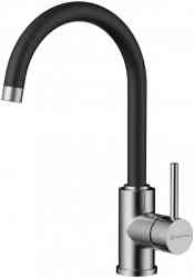 Omoikiri Shinagawa-BN-BL, смеситель, нержавеющая сталь, черный