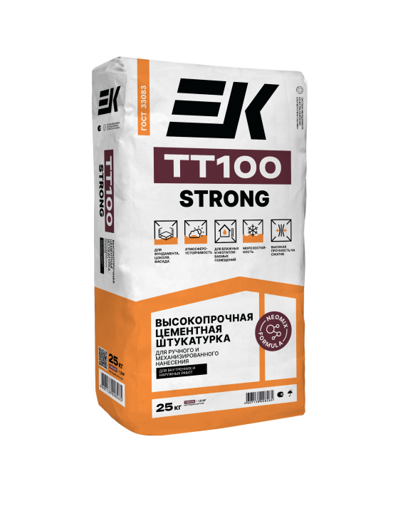 Штукатурка ЕК ТТ 100 STRONG 25кг
