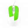 GEMBIRD MOP-410-GRN, USB, зелёный, 3 кнопки+колесо кнопка, soft touch, 1600 DPI, кабель 1.5м мышь