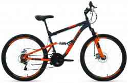 ALTAIR MTB FS 26 2.0 disc (рост 18' 18ск.) 2020-2021, темно-серый/оранжевый Велосипед