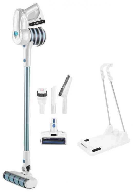 POLARIS PVCS 4000HandStick PRO портативный, Белый/Бирюзовый Пылесос