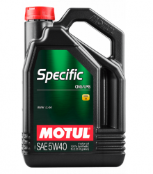 MOTUL Specific CNG/LPG 5W/40 5 литр. Моторное Масло