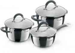 Набор посуды Rondell Flamme RDS-341 (ST) стальной