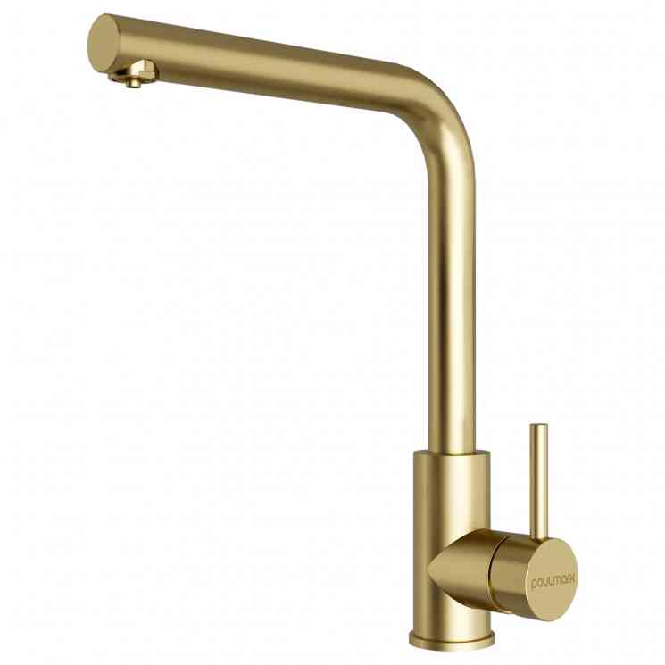 Paulmark TWIN, смеситель, светлое золото