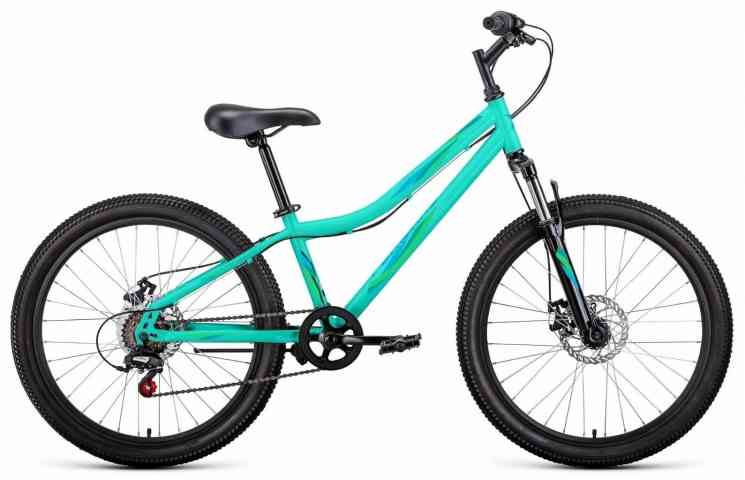 FORWARD IRIS 24 2.0 D (24' 6 ск. рост. 12') 2022, мятный/зеленый, RBK22FW24835 Велосипед