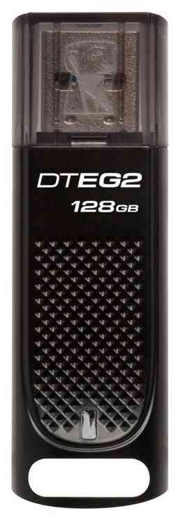 KINGSTON Flash drive USB3.1 128Gb Data Traveler DTEG2/128GB, Elite G2, Black, RTL
