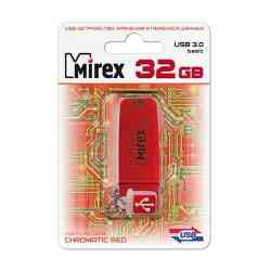 MIREX Flash drive USB3.0 32Gb Chromatic, Red, R140Mb/s, W22Mb/s RTL