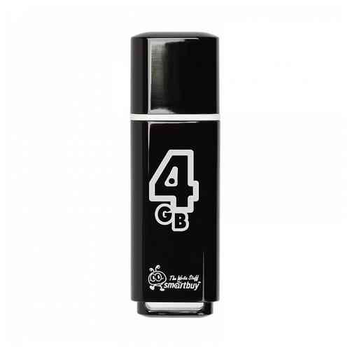 SMARTBUY 4Gb Glossy series Black USB 2.0 USB Flash drive