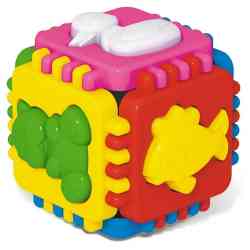 Логический кубик Веселые зверята 01326 (24/1)