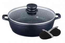 WELLBERG 8898WB Сотейник с кр. 32 см черный СЕРИЯ GILAN