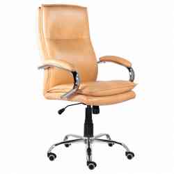 BRABIX офисное BRABIX PREMIUM "Cuba EX-542", экокожа, бежевое, 532551 кресло