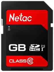 SDHC 8Gb NETAC P600 Class 10 UHS-I (U1), NT02P600STN-008G-R, R80Mb/s, RTL