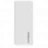 Внешний аккумулятор ГАРНИЗОН GPB-110W, 10000 mAh, 2 USB, 2.4A, белый