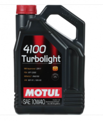 MOTUL 4100 Turbolight 10w40 (4л) Моторное Масло