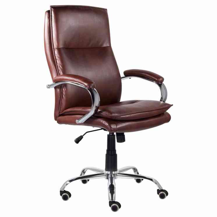 BRABIX офисное BRABIX PREMIUM "Cuba EX-542", экокожа, коричневое, 532550 кресло