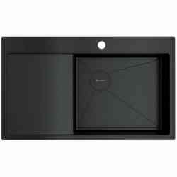 Omoikiri Akisame 86-2 Side-GB, мойка, нержавеющая сталь/графит