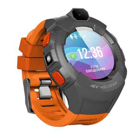 Jet Kid Gear orange/grey Умные детские часы
