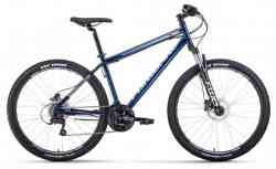 FORWARD SPORTING 27,5 3.0 disc (рост 19' 21ск.) 2020-2021, темно-синий/серый Велосипед