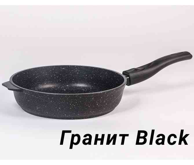 Сковорода 20см АП Гранит black со съемной ручкой арт 020802 (10)