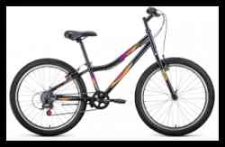 FORWARD IRIS 24 1.0 (24' 6 ск. рост. 12') 2022, темно-серый/розовый, RBK22FW24729