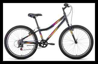 FORWARD IRIS 24 1.0 (24' 6 ск. рост. 12') 2022, темно-серый/розовый, RBK22FW24729