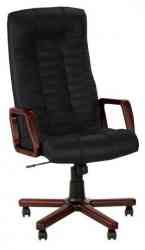 NOWY STYL "ATLANT extra", дерево, коричневое кресло из натуральной кожи