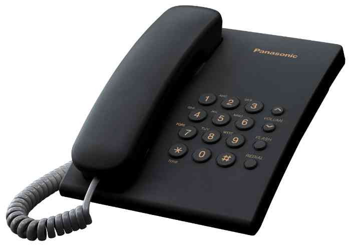PANASONIC KX-TS2350RU-B телефон настольный