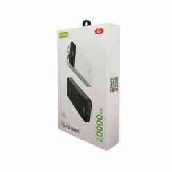 Внешний аккумулятор MAIMI Mi22 20000mAh USB/Micro/Type-C/Lightning/дисплей/фонарь (белый)