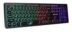 DIALOG Gan-Kata KGK-16U black ,RGB-подсветка, USB, черная клавиатура