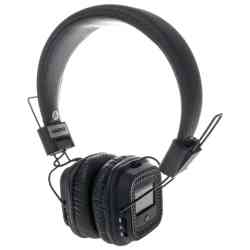 Bluetooth HARPER HB-411 black (FM/MP3, MicroSD, складные ) гарнитура