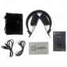 Bluetooth HARPER HB-411 black (FM/MP3, MicroSD, складные ) гарнитура