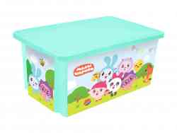 Детский ящик для хранения игрушек "Малышарики" 17л 1128 (12/1)