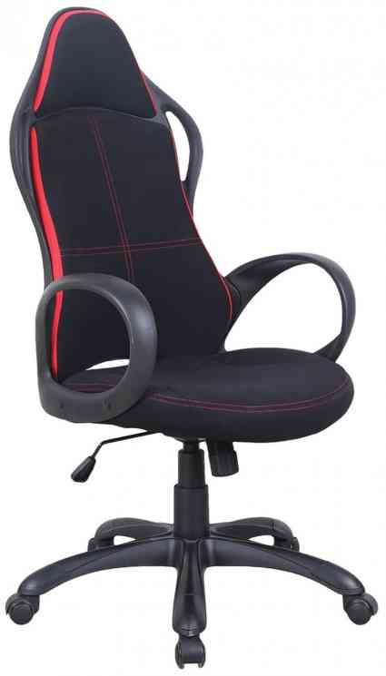 BRABIX PREMIUM "Force EX-516", ткань, черное/вставки красные, 531571 кресло офисное