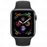 Apple Watch Series 4 40mm Space Gray Aluminum Case with Black Sport Band